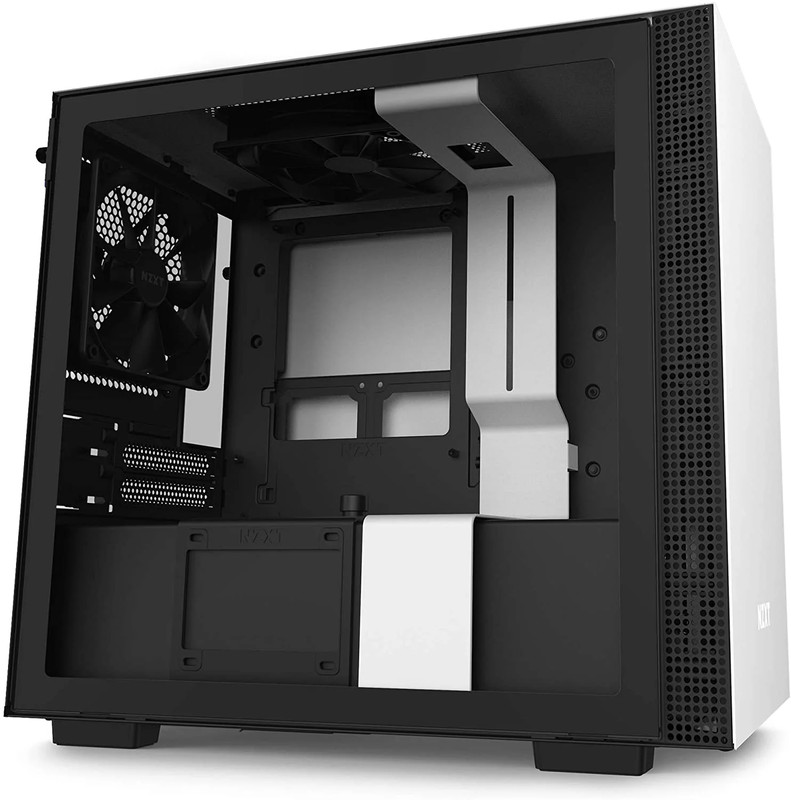 NZXT H210 Mini-ITX PC Gaming Case - White/Black - صندوق